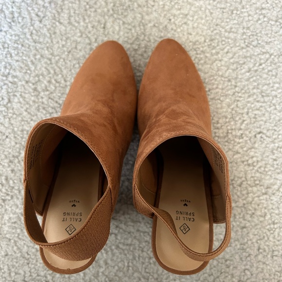 New Call it spring shoes - brown booted heels (size 7) - Picture 4 of 7